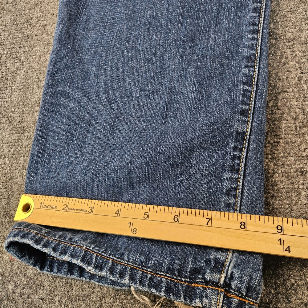 Lucky‎ Brand 329 Classic Straight Mens Blue Jeans 38x36 Medium Wash Denim - Picture 2 of 14